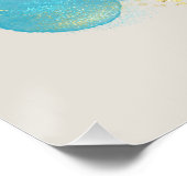 Gold Dancer Line Art Rumi Quote Perfect Poster (Hoek)