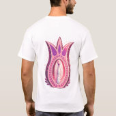 Gold decorative Art T-shirt (Achterkant)