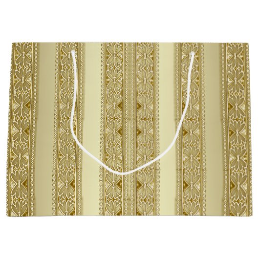 Gold Decorative Gift-tas Groot Cadeauzakje (Voorkant)