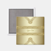 Gold Decorative Magnet (Voorkant / Achterkant)
