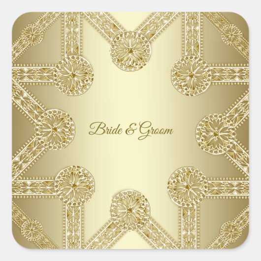 Gold Decorative Sticker (Voorkant)