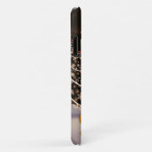 Gold Deer Familie in Snowy Kerstbos Case-Mate iPhone Case (Achterkant/rechts)