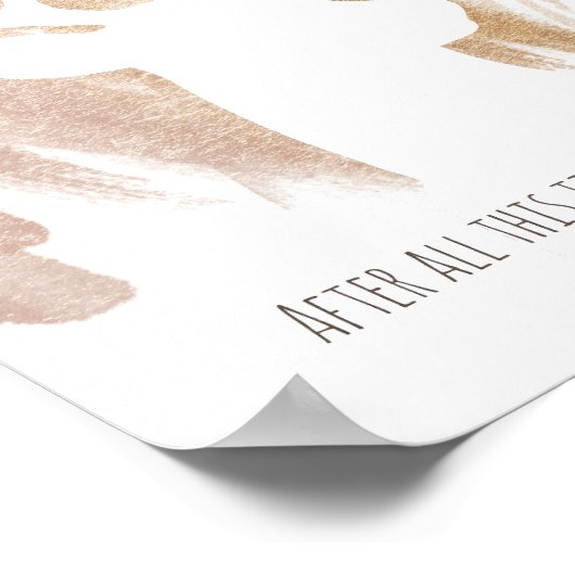 Gold Deer Patronus Poster (Hoek)