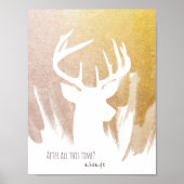 Gold Deer Patronus Poster (Voorkant)