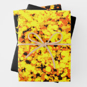 Gold Deer Splattered Paint  Inpakpapier Vel (In situ)