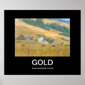 Gold Demotivational Poster (Voorkant)