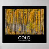 Gold Demotivational Poster (Voorkant)