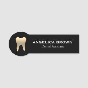 Gold Dental Assistant-naam Naamplaatje