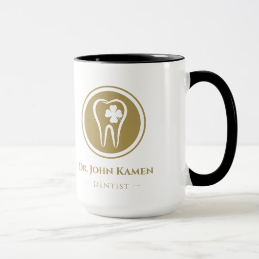 Gold Dentist | Lucky Teeth Mok (Rechts)