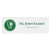 Gold Dentist | Lucky Teeth Naambadge (Voorkant)