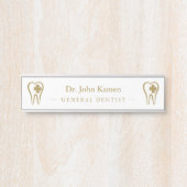 Gold Dentist | Tedh Deurbordje (Voorkant)