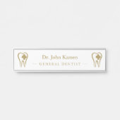 Gold Dentist | Tedh Deurbordje (Voorkant)