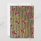 Gold Derby Horse Racing Party Uitnodigingen (Achterkant)