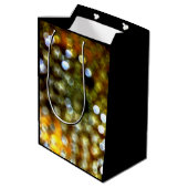 Gold Design Medium Cadeauzakje (Achterkant Gekanteld)