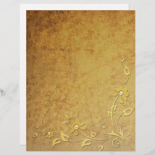 Gold Detail Letterhead (Voorkant / Achterkant)