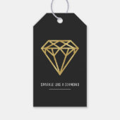 Gold Diamond Cadeaulabel (Voorkant)