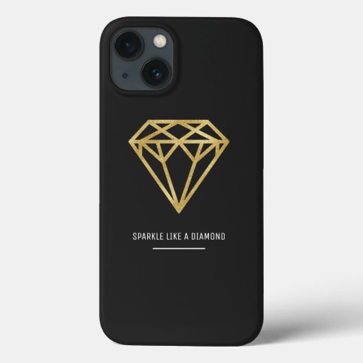 Gold Diamond Case-Mate iPhone Case (Achterkant)