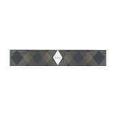 Gold Diamond Geometric Art Deco Navy Uitnodigingen Wikkel (Vlak)