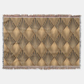  Gold Diamond Geometric Throw Blanket  Deken (Voorkant)