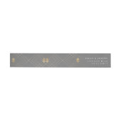 Gold Diamond Gray Geometric Deco Gatsby Wedding (Individueel)