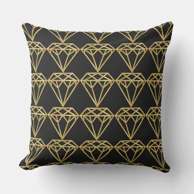 Gold Diamond Kussen (Voorkant)