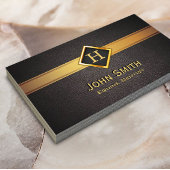 Gold Diamond Label Equine Dentist Visitekaartje