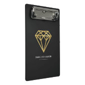 Gold Diamond Mini Klembord (Schuin)