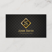 Gold Diamond Monogram Producent Visitekaartje (Voorkant)