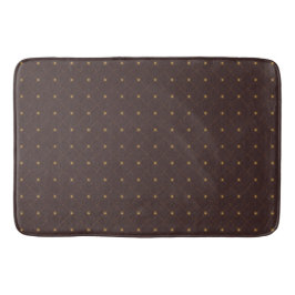 Gold Diamond Pattern Badmat