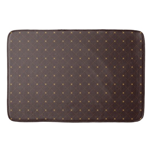 Gold Diamond Pattern Badmat (Voorkant)