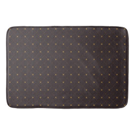 Gold Diamond Pattern Badmat