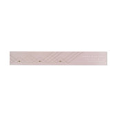 Gold Diamond Pink Geometric Deco Gatsby Wedding Adreslabel Wikkel (Individueel)