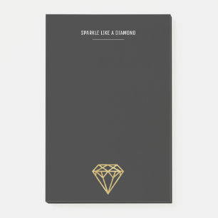 Gold Diamond Post-it® Notes