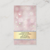 Gold Diamond Ring Logo | QR-code Visitekaartje (Achterkant)