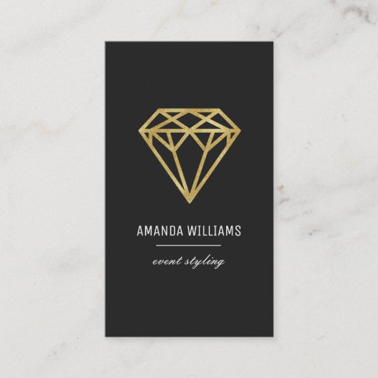 Gold Diamond Visitekaartje (Voorkant)