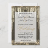 Gold Diamond Wedding Kaart (Voorkant)