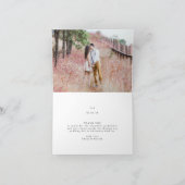 Gold Diamond White Geometric Deco Gatsby Wedding Bedankkaart (Binnen)