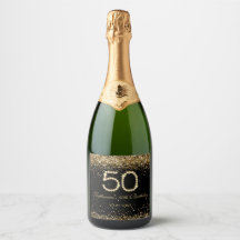 Gold Diamonds 50th Birthday Favor