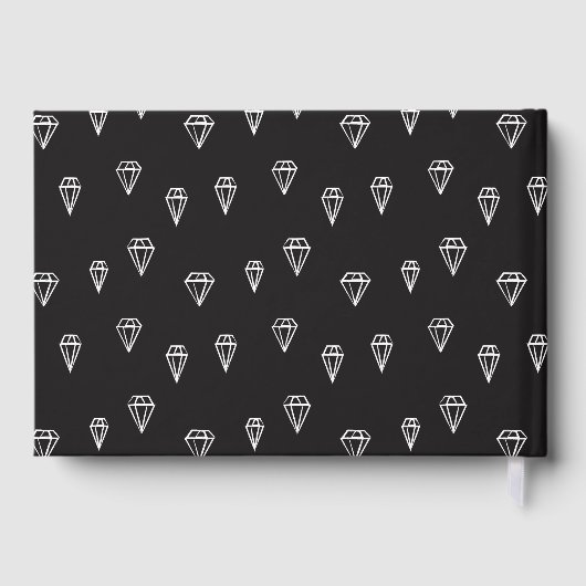 Gold & Diamonds Custom Foto Afstuderen Gastenboek (Achterkant)