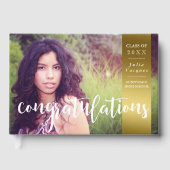 Gold & Diamonds Custom Foto Afstuderen Gastenboek (Voorkant)