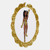 Gold & Diamonds Dancer Ornament Kaart A (Rechts)