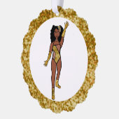 Gold & Diamonds Dancer Ornament Kaart A (Links)