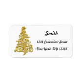 Gold Diamonds - kerstboom - label (Voorkant)