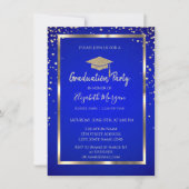 Gold Diamonds Lijst Royal Blue Kaart (Voorkant)