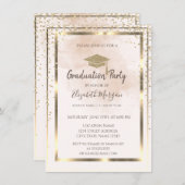 Gold Diamonds Lijst Waterverf Splash Kaart (Voorkant / Achterkant)