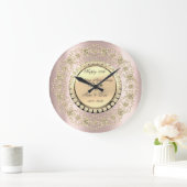 Gold Diamonds Roos Gold 25th Wedding Jubileum Grote Klok (Huis)