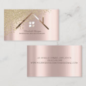 Gold Diamonds Roos Gold Real Estate Agent Visitekaartje (Voorkant / Achterkant)