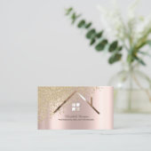 Gold Diamonds Roos Gold Real Estate Agent Visitekaartje (Staand voorkant)
