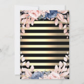 Gold Diamonds, Vrijgezellenfeest met gestreepte to Kaart (Achterkant)