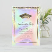 Gold Diamonds, Waterverf Afstudeerder Pet Holograf Kaart (Staand voorkant)